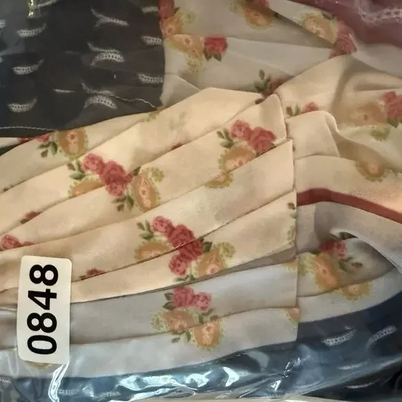 ML Monique Lhuillier Tapestry Pleated Maxi Dress 20W Retail $595 Boho Luxury - Picture 8 of 8